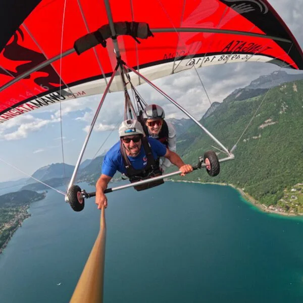 Vol tandem en deltaplane à Annecy
