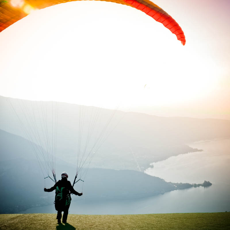Baptême de parapente à Annecy