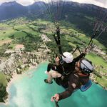 Survol du lac d'Annecy en parapente