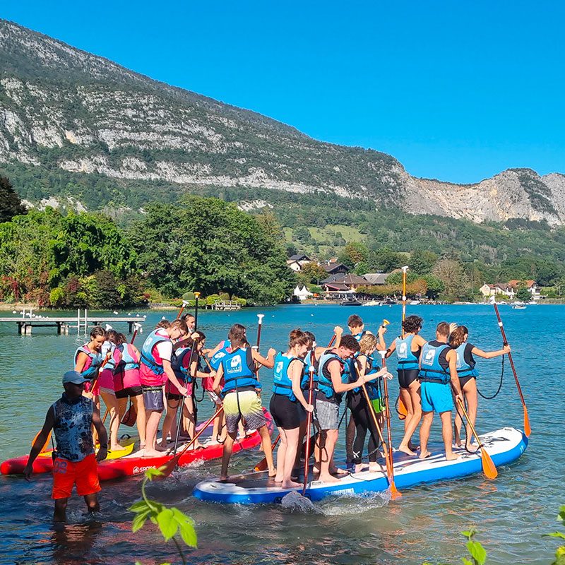 Paddle géant à Annecy