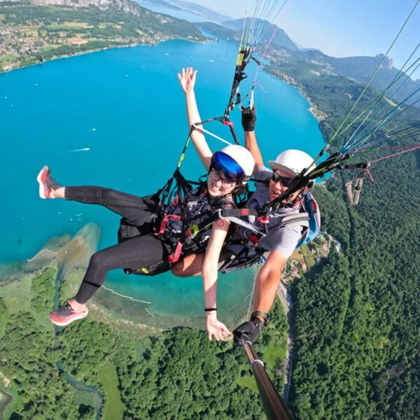 Parapente depuis le Col de la Forclaz