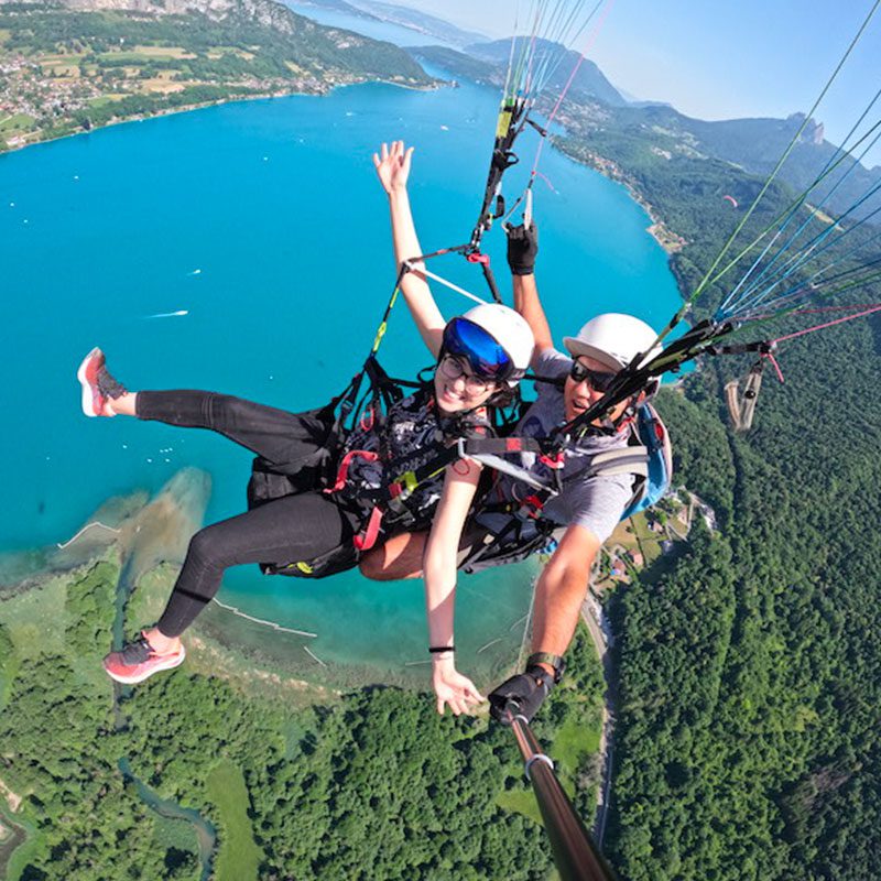 Parapente depuis le Col de la Forclaz