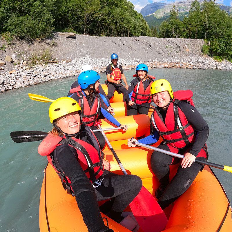 Team building d'entreprise en Rafting