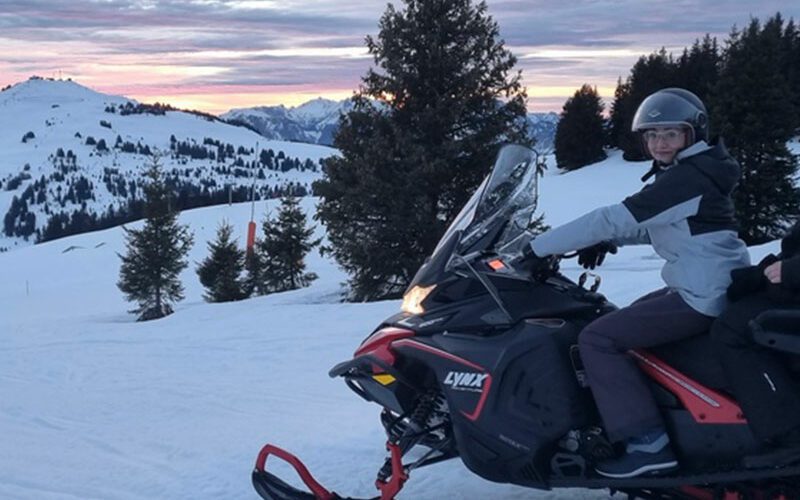 Motoneige en Savoie