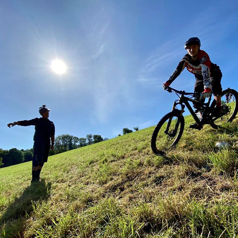 Descente du Semnoz en VTT