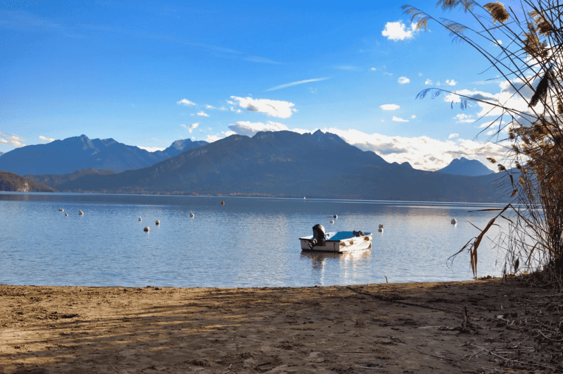 Paysage lac d'Annecy