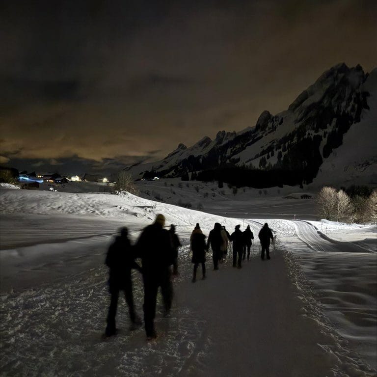 randonnée guidée nocturne avec Activ'Annecy à la Clusaz